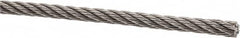 Value Collection - 1/8" Diam, Aircraft Cable - 1,700 Lb Breaking Strength, 7 x 7 Strand Core - Makers Industrial Supply