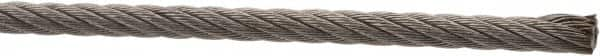 Value Collection - 3/32" Diam, Aircraft Cable - 920 Lb Breaking Strength, 7 x 19 Strand Core - Makers Industrial Supply