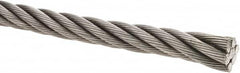 Value Collection - 5/8" Diam, Steel Wire Rope - 30,000 Lb Breaking Strength, 6 x 19 IWRC - Makers Industrial Supply