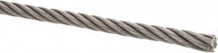 Value Collection - 3/8" Diam, Steel Wire Rope - 10,980 Lb Breaking Strength, 6 x 19 IWRC - Makers Industrial Supply