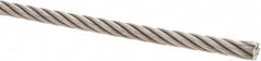 Value Collection - 5/16" Diam, Steel Wire Rope - 8,240 Lb Breaking Strength, 6 x 19 IWRC - Makers Industrial Supply