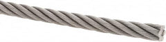 Value Collection - 1/2" Diam, Steel Wire Rope - 20,700 Lb Breaking Strength, 6 x 19 IWRC - Makers Industrial Supply