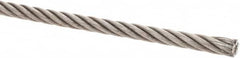 Value Collection - 5/16" Diam, Steel Wire Rope - 7,660 Lb Breaking Strength, 6 x 19 IWRC - Makers Industrial Supply