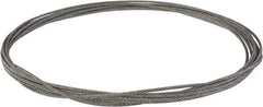 Value Collection - 1/4" Diam, Aircraft Cable - 6,100 Lb Breaking Strength, 7 x 7 Strand Core - Makers Industrial Supply