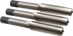 Cleveland - M12x1.75, 4 Flute, Bottoming, Plug & Taper, Bright Finish, High Speed Steel Tap Set - Right Hand Cut, 1.66" Thread Length, Series 1004 - Makers Industrial Supply