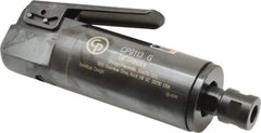 Chicago Pneumatic - 1/4" Collet, Straight Handle, Straight Air Die Grinder - 25,000 RPM, Front Exhaust, 31.79 CFM, 1 hp, 6.21 bar, 1/4" Inlet - Makers Industrial Supply