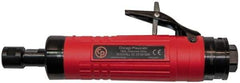 Chicago Pneumatic - 1/4" Collet, Straight Handle, Straight Air Die Grinder - 24,000 RPM, Rear Exhaust, 31.79 CFM, 0.8 hp, 6.21 bar, 3/8 BSP - Makers Industrial Supply