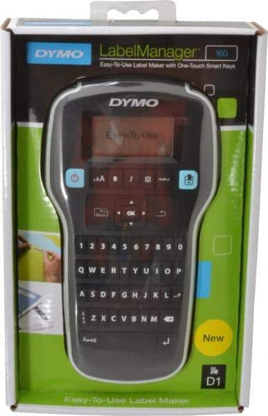 Dymo - Handheld Printer/Office Label Maker - 180 DPI Resolution, 6.63" Wide x 9.88" Long - Makers Industrial Supply