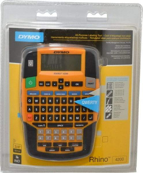 Dymo - Handheld Printer/Industrial Label Maker - 180 DPI Resolution, 8.7" Wide x 3.07" Long - Makers Industrial Supply