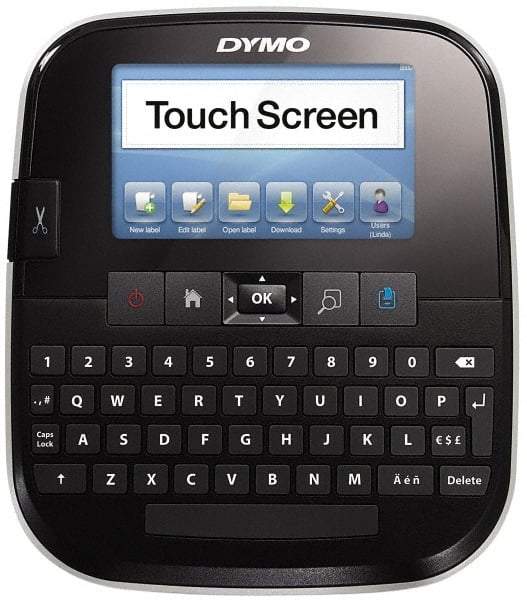 Dymo - Handheld/PC Printer/Office Label Maker - 180 DPI Resolution, 9.312" Wide x 9.31" Long - Makers Industrial Supply