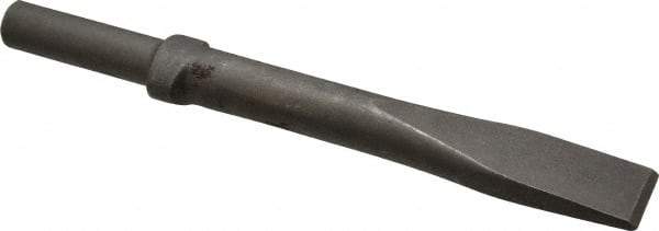 Ingersoll-Rand - 1" Head Width, 9" OAL, 3/4" Shank Diam, Flat Chisel - Round Drive, Round Shank, Steel - Makers Industrial Supply