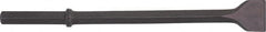 Ingersoll-Rand - 3" Head Width, 14" OAL, 1" Shank Diam, Scaling Chisel - Hex Drive, Hex Shank, Steel - Makers Industrial Supply