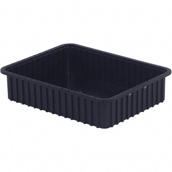 LEWISBins+ - 17-3/8" Wide x 5" High, Black Bin Divider Box - Use with DV1750 Short, DV2250 Long - Makers Industrial Supply