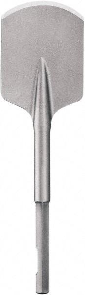 DeWALT - 4" Head Width, 4-1/2" OAL, 3/4" Shank Diam, Spade Chisel - Hex Drive, Hex Shank, Steel - Makers Industrial Supply