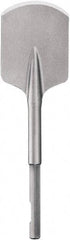 DeWALT - 4" Head Width, 4-1/2" OAL, 3/4" Shank Diam, Spade Chisel - Hex Drive, Hex Shank, Steel - Makers Industrial Supply