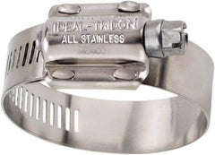 IDEAL TRIDON - SAE Size 812, 7-1/4 to 8-1/8" Diam, Stainless Steel High Torque Worm Drive Clamp - 5/8" Wide, Material Grade 304, Series 60 - Makers Industrial Supply