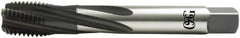 OSG - M27x3.00 Metric Coarse 5 Flute Modified Bottoming Spiral Flute Tap - Vanadium High Speed Steel, Oxide Finish, Right Hand Flute, Right Hand Thread, D9, Series 13116 - Makers Industrial Supply