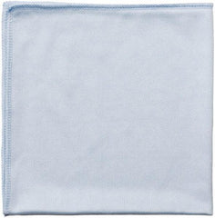 Rubbermaid - Dry Microfiber Wipes - Packet, 16" x 16" Sheet Size, Blue - Makers Industrial Supply