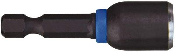 Milwaukee Tool - 3/8" Magnetic Nutsetter - 1/4" Hex Drive, 1-7/8" OAL - Makers Industrial Supply