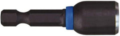 Milwaukee Tool - 3/8" Magnetic Nutsetter - 1/4" Hex Drive, 1-7/8" OAL - Makers Industrial Supply