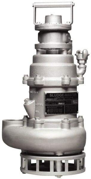 SandPIPER - 1/2" NPT, Submersible, Air Operated Diaphragm Pump - Aluminum Housing - Makers Industrial Supply