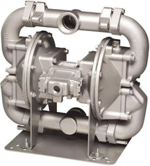 SandPIPER - Air Operated Diaphragm Pump - EPDM Diaphragm, Aluminum Housing - Makers Industrial Supply