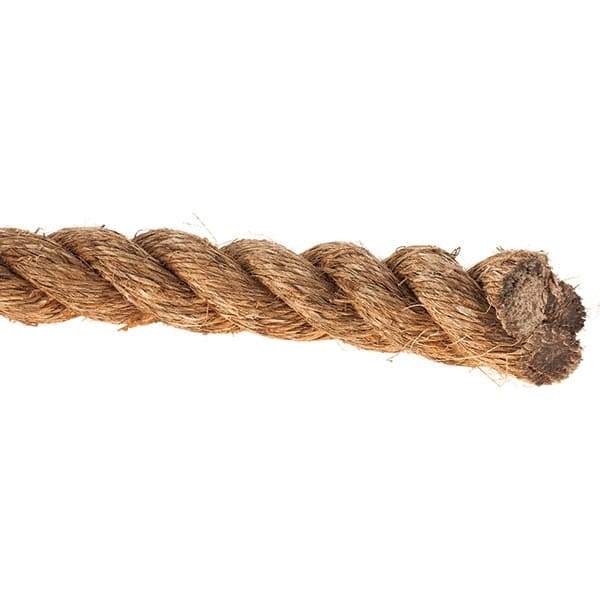 Value Collection - 600' Max Length Manila Rope - 2" Diam, 3,487 Lb Capacity - Makers Industrial Supply