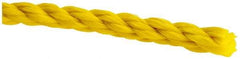 Value Collection - 2,400' Max Length Polypropylene Twisted Rope - 3/8" Diam, 304 Lb Capacity - Makers Industrial Supply