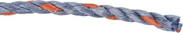 Value Collection - 1,200' Max Length Polypropylene High Strength Rope - 1/4" Diam, 200 Lb Capacity - Makers Industrial Supply