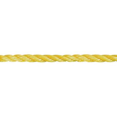 Value Collection - 200' Max Length Polypropylene Twisted Rope - 5/8" Diam, 697 Lb Capacity - Makers Industrial Supply