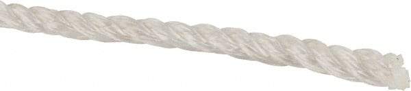 Value Collection - 1,200' Max Length Polyester Twisted Rope - 1/4" Diam, 165 Lb Capacity - Makers Industrial Supply