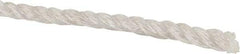 Value Collection - 1,200' Max Length Polyester Twisted Rope - 1/4" Diam, 165 Lb Capacity - Makers Industrial Supply