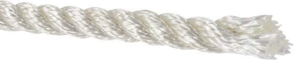 Value Collection - 600' Max Length Polyester Twisted Rope - 3/8" Diam, 363 Lb Capacity - Makers Industrial Supply