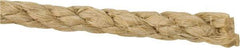 Value Collection - 500' Max Length Sisal Twisted Rope - 3/8" Diam, 108 Lb Capacity - Makers Industrial Supply