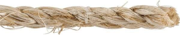 Value Collection - 2,400' Max Length Sisal Twisted Rope - 1/4" Diam, 48 Lb Capacity - Makers Industrial Supply