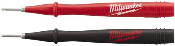 Milwaukee Tool - Red/Black Electrical Test Equipment Probe - Use with 2205-20, 2206-20, 2207-20, 2216-20, 2217-20, 2235-20, 2236-20, 2237-20, 2238-21 & 2239-21 Milwaukee Meters - Makers Industrial Supply