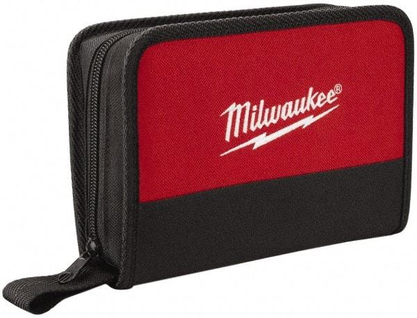 Milwaukee Tool - Red/Black Electrical Test Equipment Case - Use with All Milwaukee Test & Measurement Accessorsies - Makers Industrial Supply