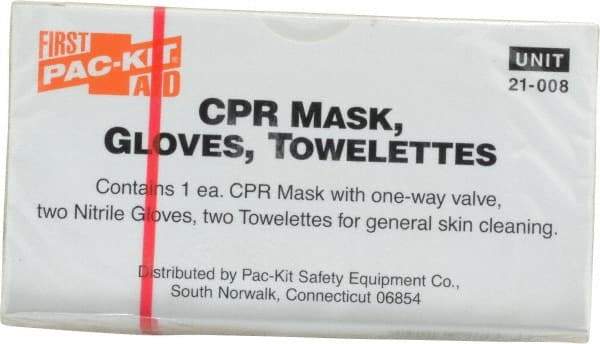 Medique - Disposable CPR Masks/Breathers Compatible First Aid Kits: Medique Unitized First Aid Kits - Makers Industrial Supply