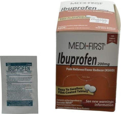 Medique - Medi-First Ibuprofen Tablets - Headache & Pain Relief - Makers Industrial Supply