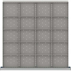 LISTA - 20-Compartment Drawer Divider Layout for 3.15" High Drawers - Makers Industrial Supply