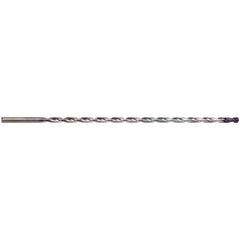 Extra Length Drill Bit: 0.2677″ Dia, 135 °, Solid Carbide TiAlN Finish, Parabolic Flute, Oversized Shank, Series 6509