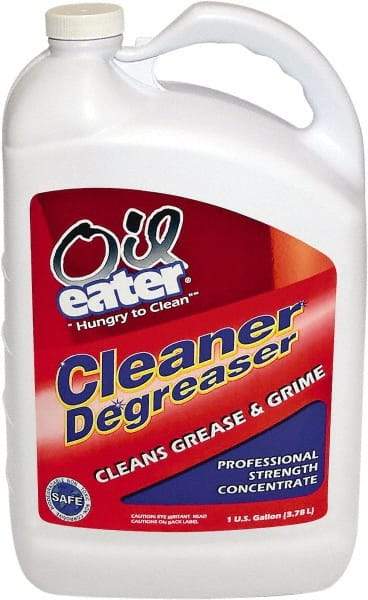 Oil Eater - 2-Butoxyethanol Multipurpose Cleaner/Degreaser - 1 Gal. Bottle, 30°F Freezing Point - Makers Industrial Supply