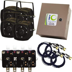 iO HVAC Controls - 1 or 3 Phase, 24 VAC, 0-2A Amp, 2 Max Fuse A, Air Conditioner Theft Alarm - 11" Wide x 11" Deep x 11" High, For Use with Condensing Unit - Makers Industrial Supply