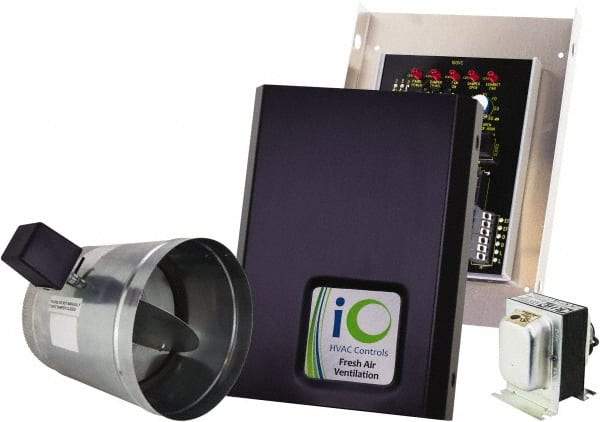 iO HVAC Controls - -30 to 140°F, Vent Damper - 24 VAC, SPST Switch - Makers Industrial Supply