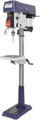 Palmgren - 15" Swing, Step Pulley Drill Press - 16 Speed, 1/2 hp, Single Phase - Makers Industrial Supply