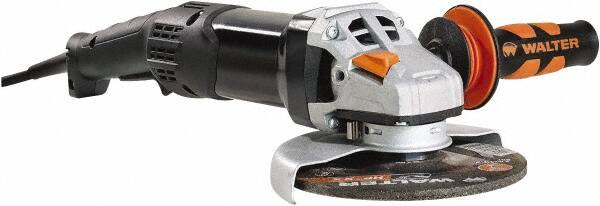 WALTER Surface Technologies - 6" Wheel Diam, 9,600 RPM, Corded Angle & Disc Grinder - 5/8-11 Spindle - Makers Industrial Supply