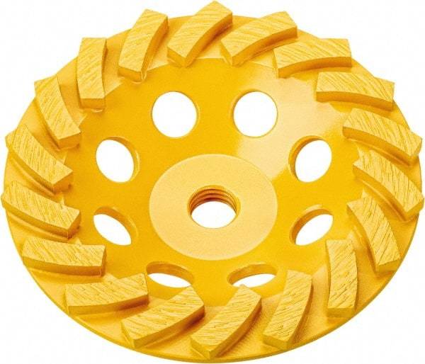 DeWALT - 7" Diam x 5/8" Hole x 1-1/2" Thick, I Hardness, Surface Grinding Wheel - Diamond, Type 11C9, Medium/Fine Grade - Makers Industrial Supply