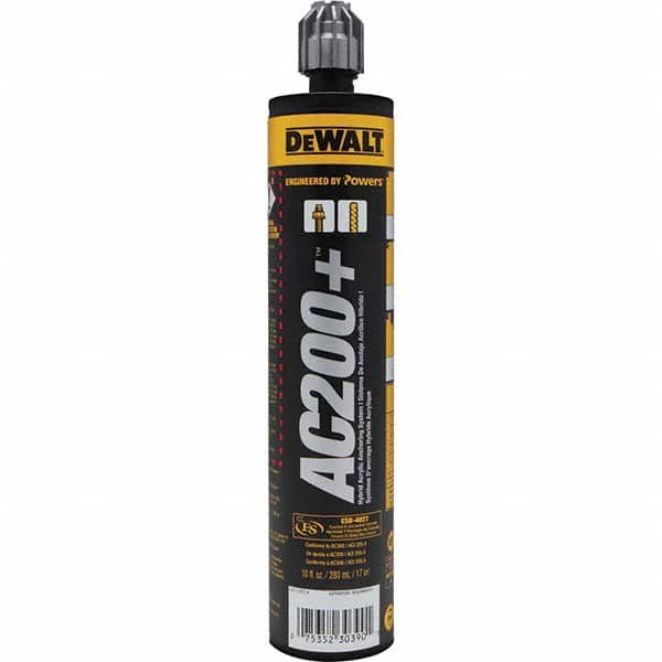 DeWALT Anchors & Fasteners - Anchoring Adhesives Adhesive Material: Acrylic Volume (fl. oz.): 9.50 - Makers Industrial Supply