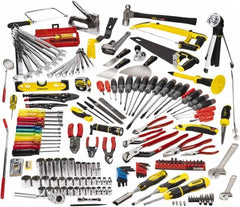 Proto - 233 Piece 3/8" Drive Master Tool Set - Comes in Roller Cabinet - Makers Industrial Supply