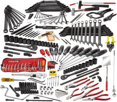 Proto - 199 Piece 1/4, 3/8 & 1/2" Drive Master Tool Set - Tools Only - Makers Industrial Supply